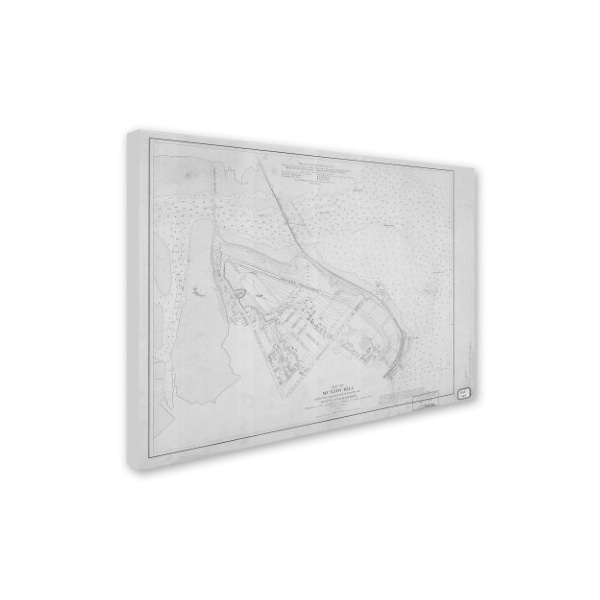 Lantern Press 'Map 11' Canvas Art,24x32